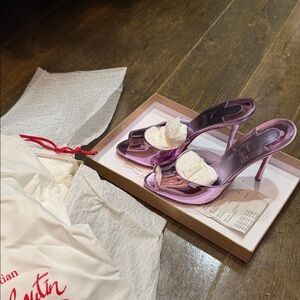 Christian Louboutin Shiny Purple Heels